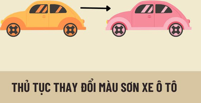 Thủ tục đổi màu sơn xe ô tô – Giá đổi màu xe hết bao nhiêu?